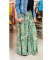 Wide leg trousers Indian style print