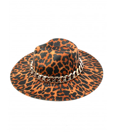 Animal print Cowboy velvet hat