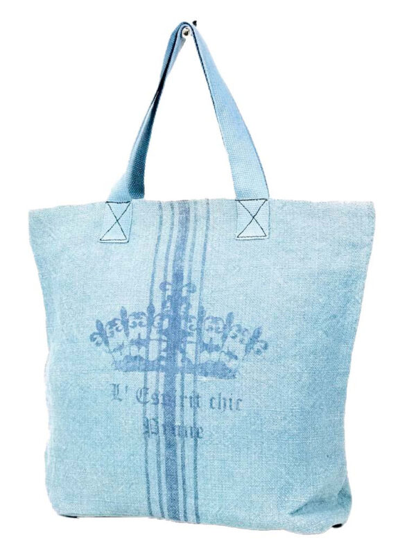 Bolso Tote lino de gran capacidad