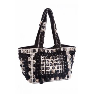 Bolso étnico con concha