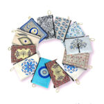 Monedero étnico grande