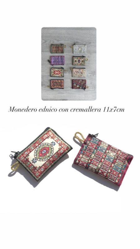 Monedero étnico pequeño