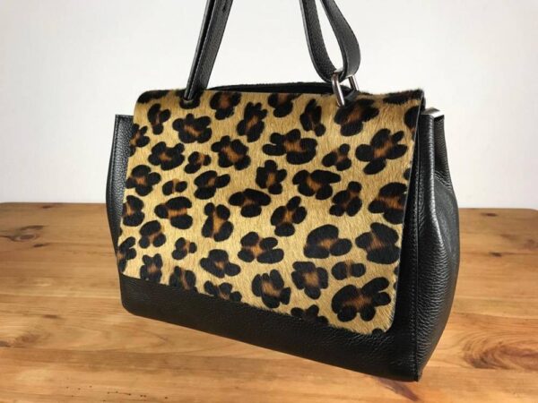 Bolso de piel artesanal diseño porta documentos