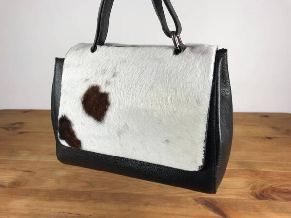 Bolso de piel artesanal diseño porta documentos