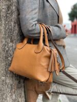 Bolso de piel transformable