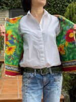 Chaleco bohemio artesanal reversible