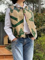 Chaleco bohemio artesanal reversible