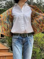 Chaleco bohemio artesanal reversible