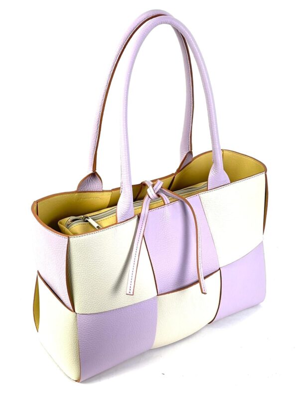 Bolso TOTE de piel trenzado