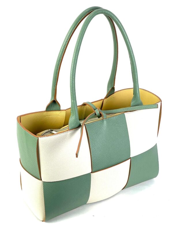 Bolso TOTE de piel trenzado