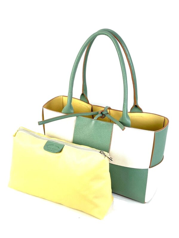 Bolso TOTE de piel trenzado