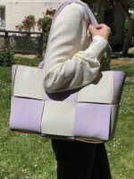 Bolso TOTE de piel trenzado