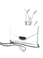 Bandolera piel con cierre de broche