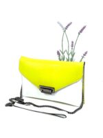 Bandolera piel con cierre de broche