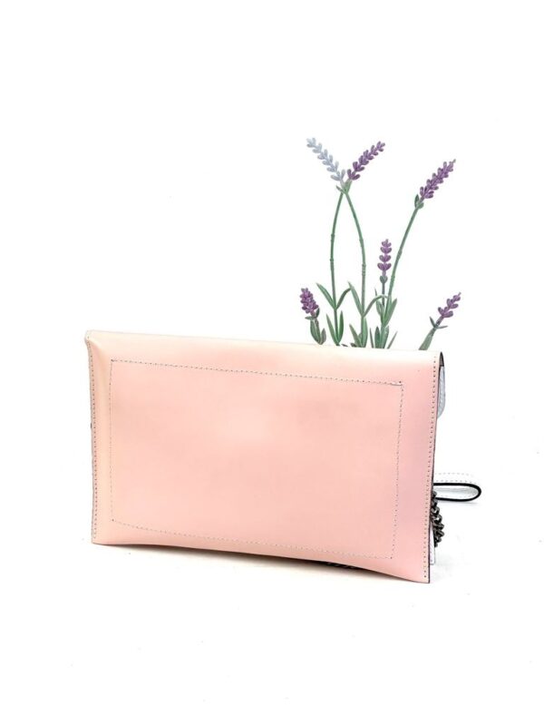 Bandolera piel con cierre de broche