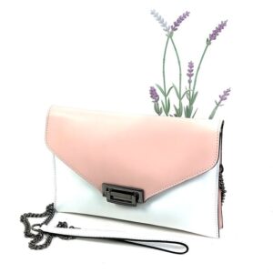 Bandolera piel con cierre de broche