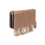 Bandolera de yute con solapa