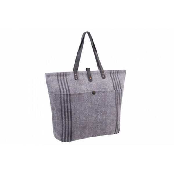 Bolso de hombro de lino