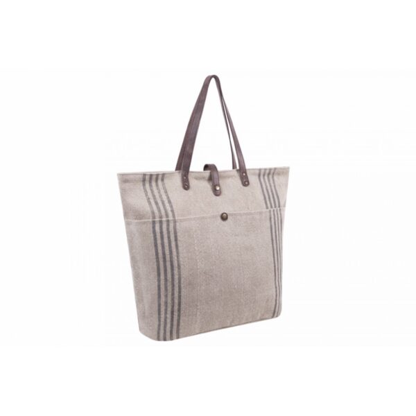 Bolso de hombro de lino