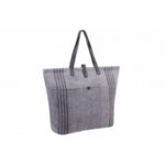 Bolso de hombro de lino