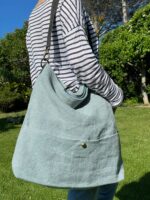 Bolso de lino con algodón