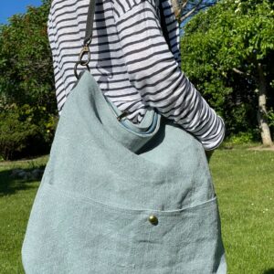 Bolso de lino con algodón