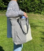 Bolso shopper de lino