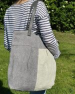 Bolso shopper de lino