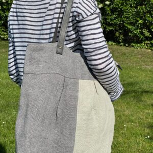 Bolso shopper de lino