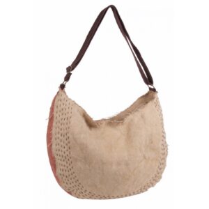 Bolso hobo de lino