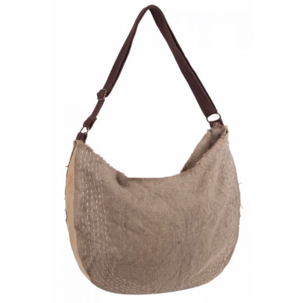 Bolso hobo de lino
