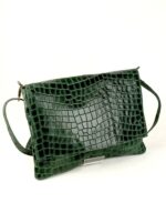 Bandolera piel diseño cocodrilo