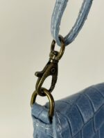 Bandolera piel diseño cocodrilo
