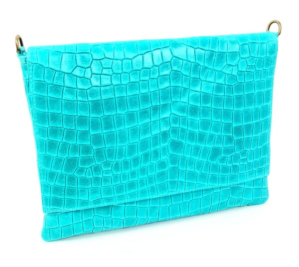 Bandolera piel diseño cocodrilo