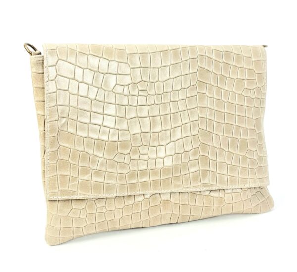 Bandolera piel diseño cocodrilo