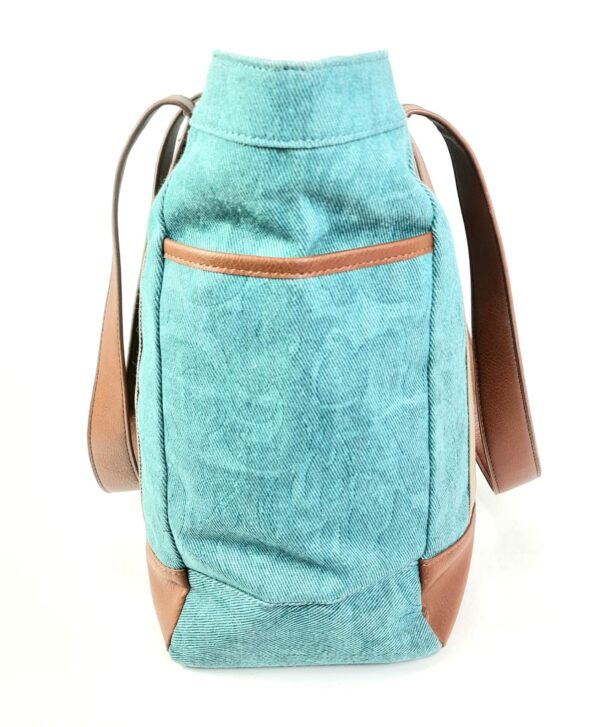 Bolso shopper con asas de polipiel