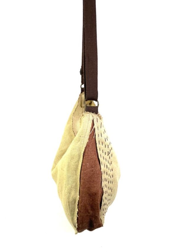 Bolso hobo de lino