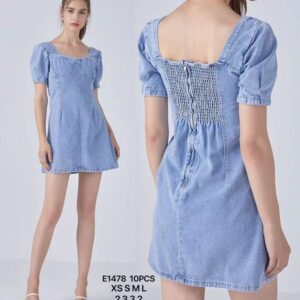 Vestido vaquero corto