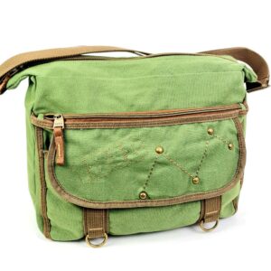 Bandolera de tela con solapa