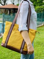 Bolso shopper de tela algodón