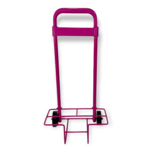 Estructura metálica con ruedas para mochila