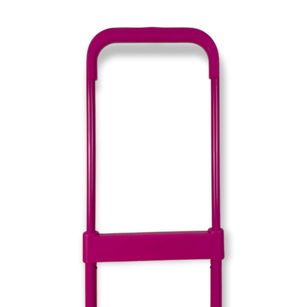 Estructura metálica con ruedas para mochila