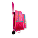 Estructura metálica con ruedas para mochila