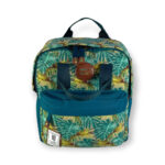 Mochila cuadrada de flores