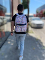 Mochila escolar líneas de metro