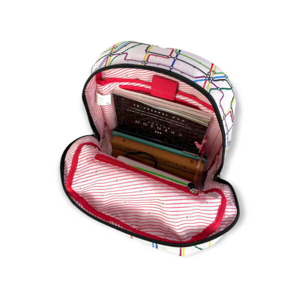 Mochila escolar líneas de metro