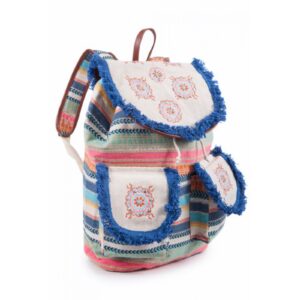 Mochila de tela hippy