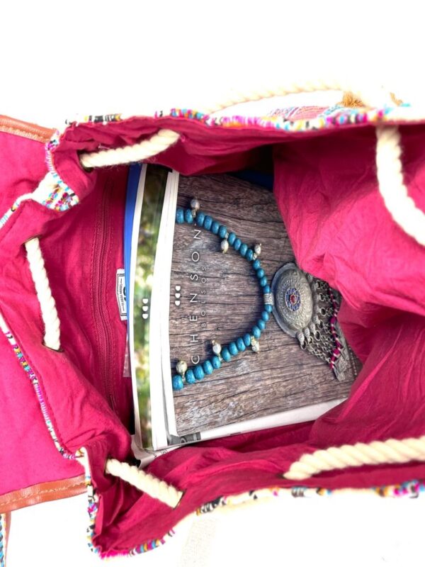 Mochila de tela hippy