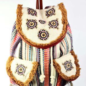 Mochila de tela hippy