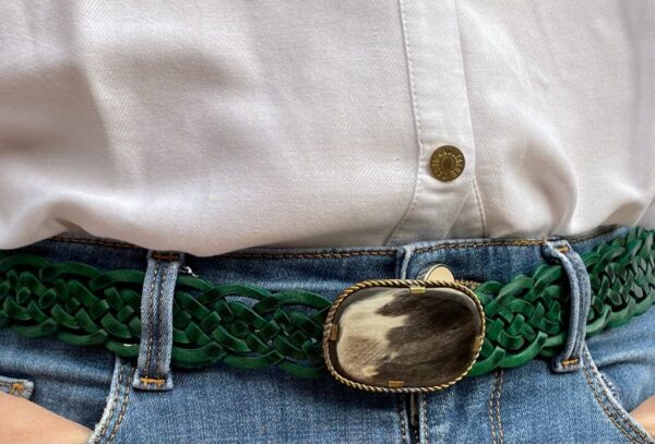 Cinturón artesanal de piel PEQ